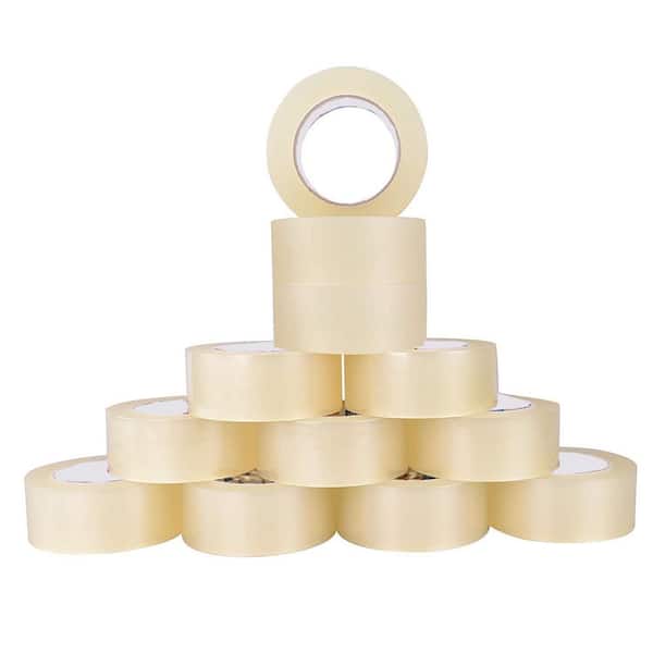 N/A Tough Strong Packing Tape for Shipping Packaging Moving Boxes 1.88 in. x 100yd x 2.6mil 36-Rolls