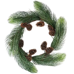 30 in. Long Pine Needle Artificial Christmas Wreath