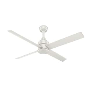 Trak 6 ft. Indoor/Outdoor White 120-Volt Industrial Ceiling Fan with Remote Control Included