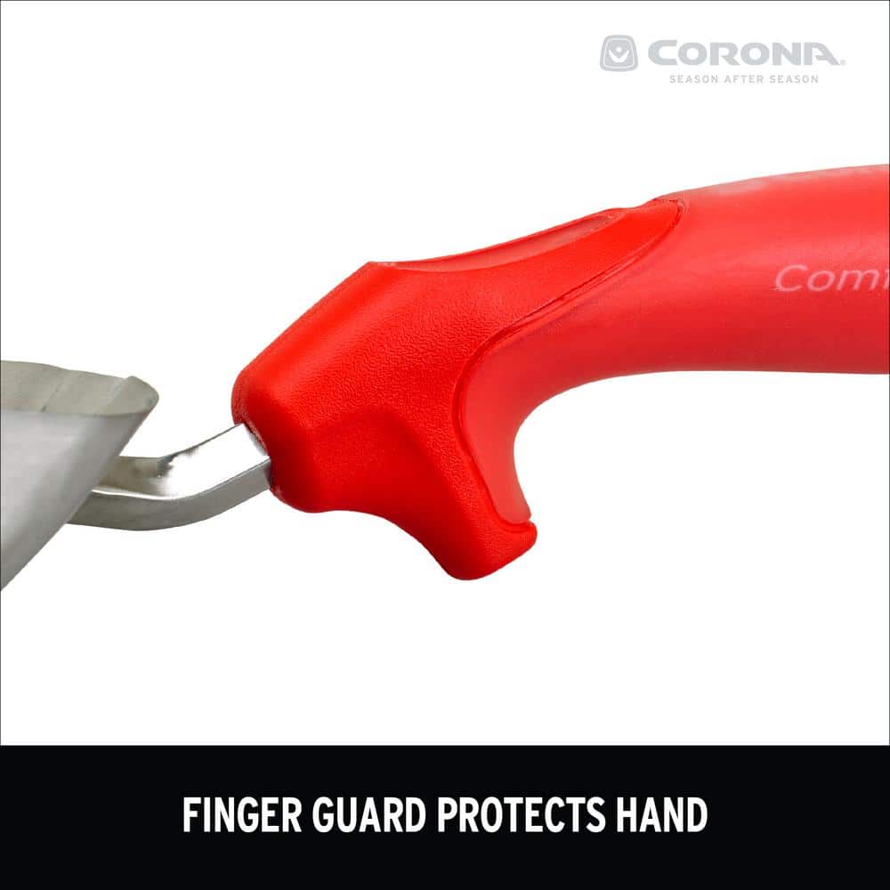 Corona Red ComfortGEL Stainless Steel Garden Hand Scoop
