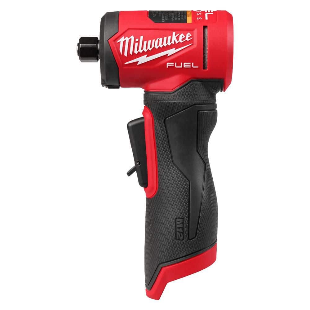Milwaukee M12 FUEL 12V Lithium-Ion Brushless Cordless 1/4 in. Right Angle Die Grinder (Tool-Only) 3485-20 - The Home Depot