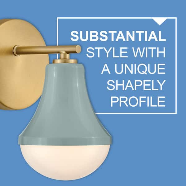 LARK - Haddie 14.5 in. 2 Light Seafoam Vanity Light