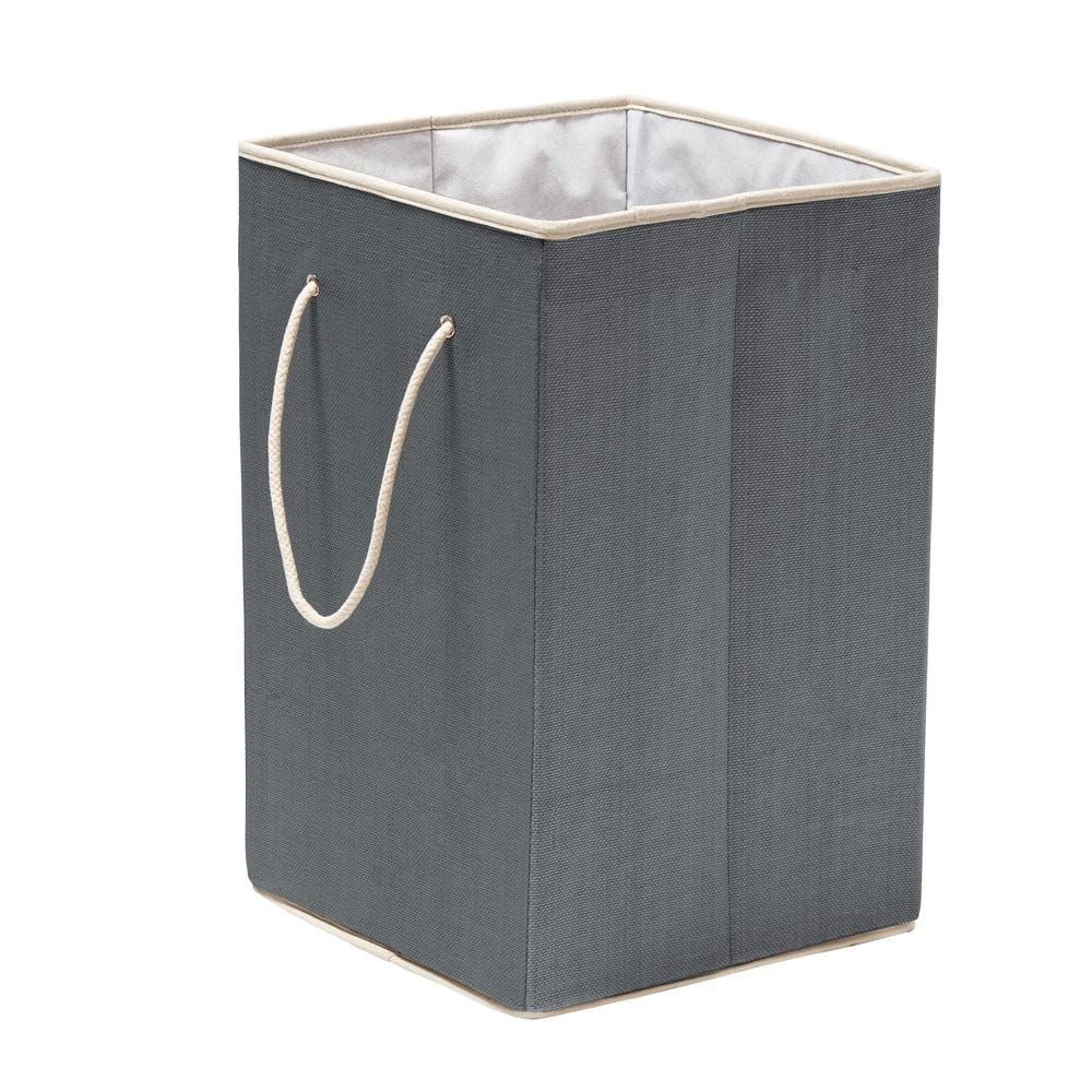 Grey Collapsible Resin Hamper