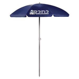 R2-D2 5.5 ft. Navy Portable Beach Umbrella