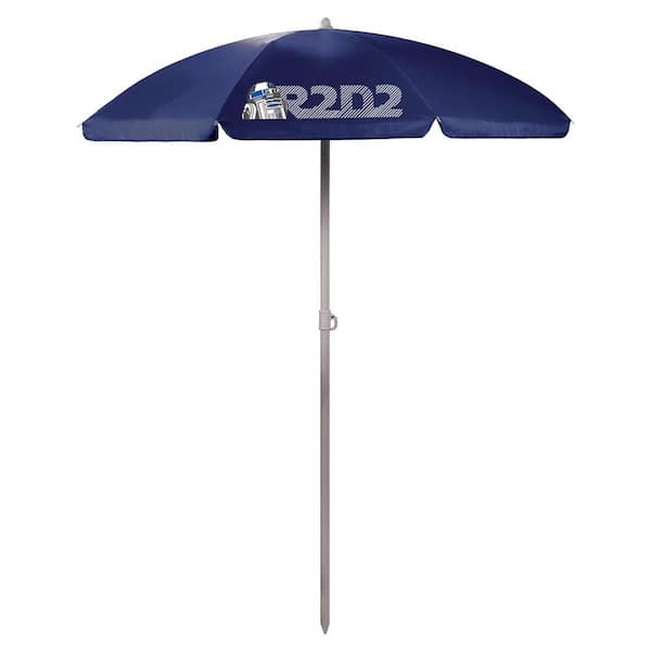 ONIVA R2-D2 5.5 ft. Navy Portable Beach Umbrella 822-00-138-034-14 ...