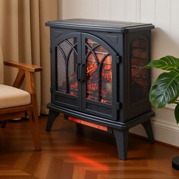 400 sq. ft. 24 in. Electric Stove with Remote