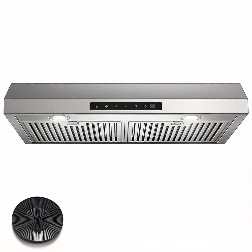30 in. 800 CFM Under Cabinet Range Hood with Gesture and Touch Control in Stainless Steel Grease Filter,Convertible price history on PriceWatchPro