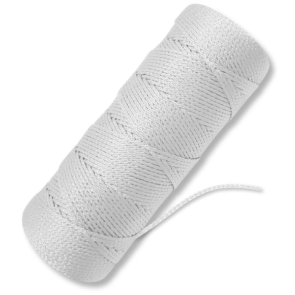 250 ft. 18 Strong Nylon String for Gardening Construction, White