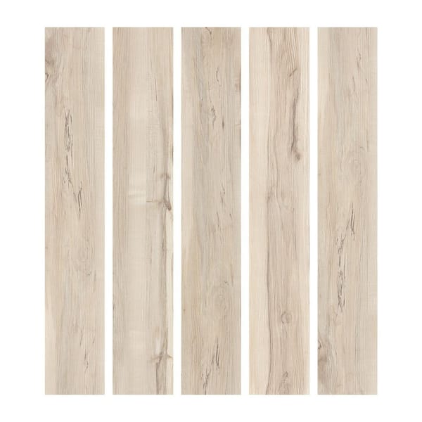 15-PACK 12 MIL 6 in. x 36 in. Peel and Stick Vinyl Tile Flooring, Water Resistant, Original Wood (22.5 sq.ft.)