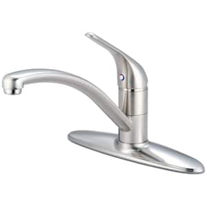Legacy Single Handle Standard Kitchen Faucet in Brushed Nickel