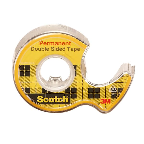 Dropship Scotch Double Sided Tape, Clear, 1/2 X 500, 6
