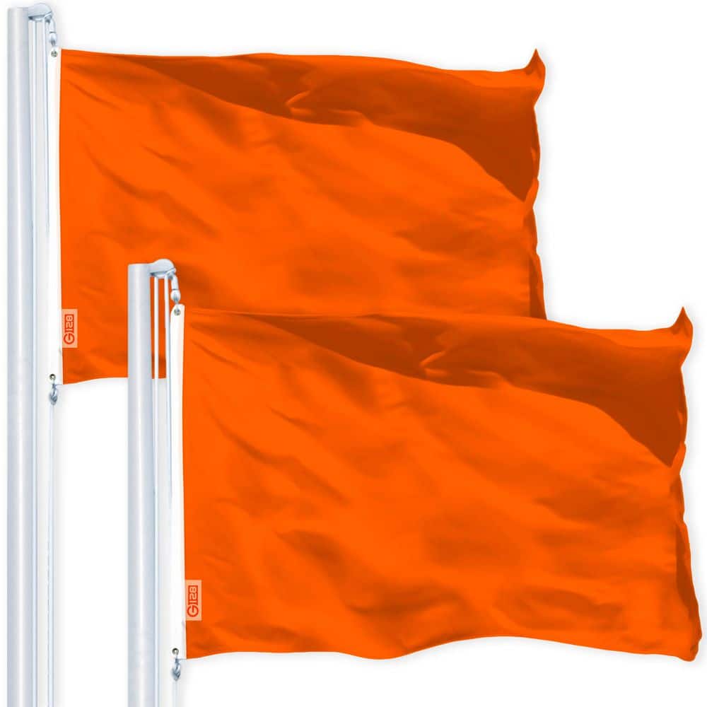 2-Pack Solid Orange Lite Weave Pro Series Flag 2 ft. x 3 ft. Printed 150D Polyester price history on PriceWatchPro
