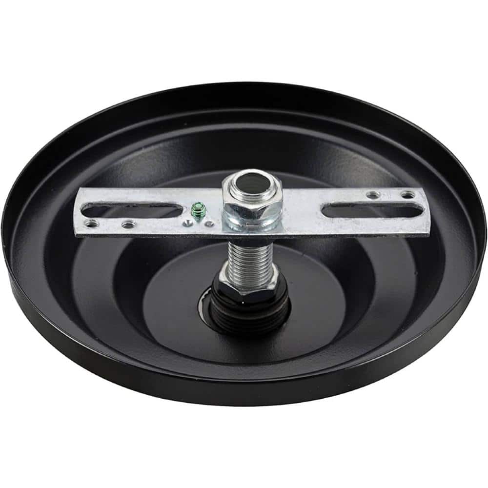 Matte Black Steel Chandelier Fixture Canopy Kit with Heavy Chain