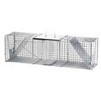 X-Large 2-Door Professional Live Animal Cage Trap for Raccoon, Opossum, Groundhog, and Feral Cat