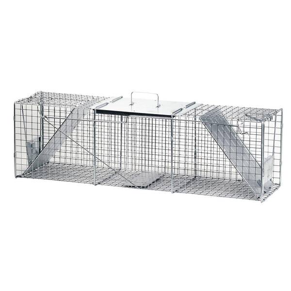 Havahart X-Large 2-Door Professional Live Animal Cage Trap for Raccoon, Opossum, Groundhog, and Feral Cat