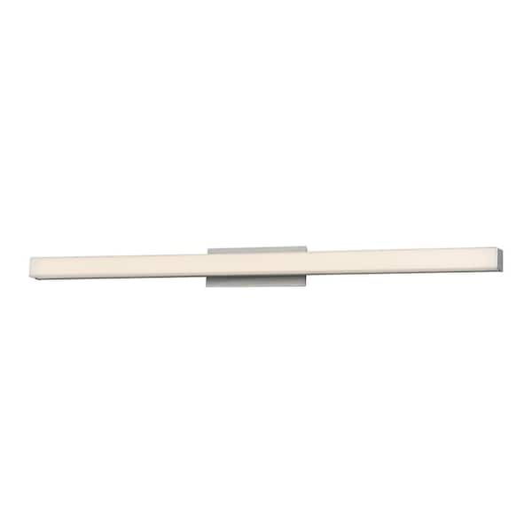 WAC Lighting Brink 36 in. Brushed Aluminum LED Vanity Light Bar and ...