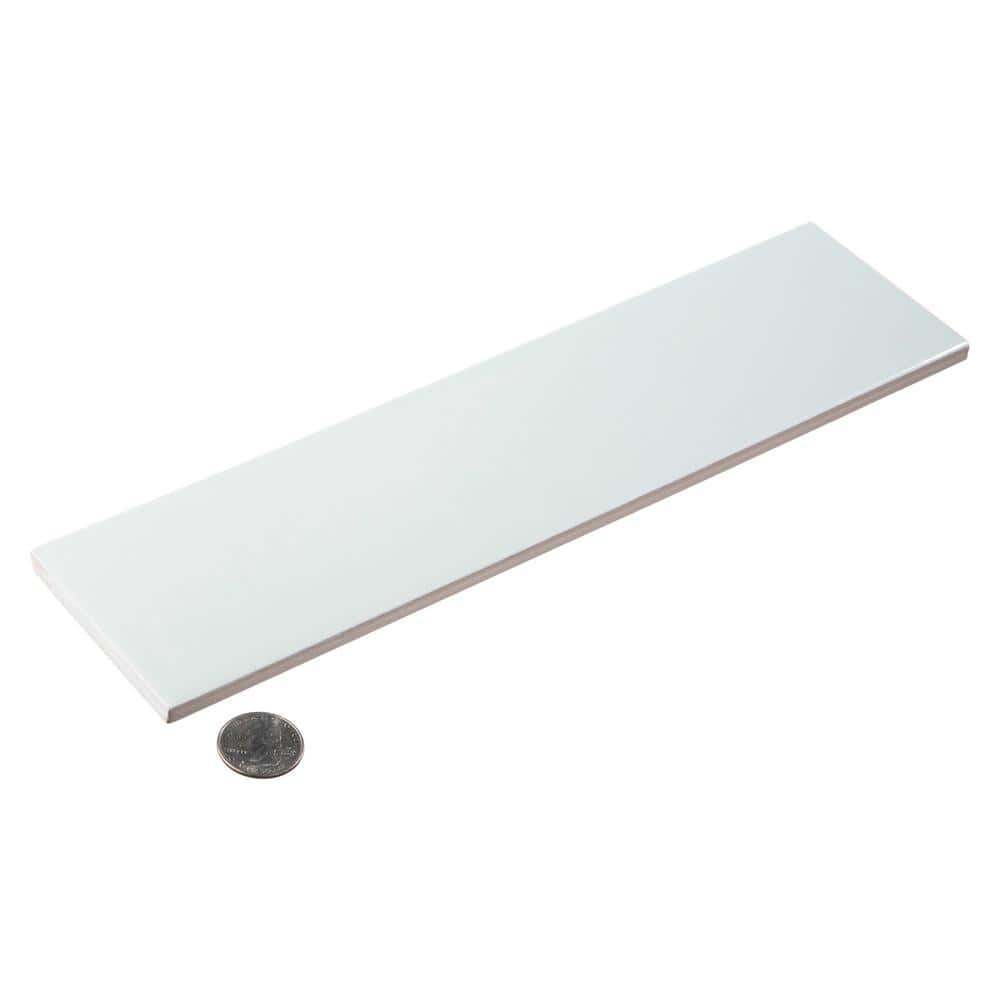 Galor-Nayim 3" x 12" Glossy White Ceramic Subway Tile