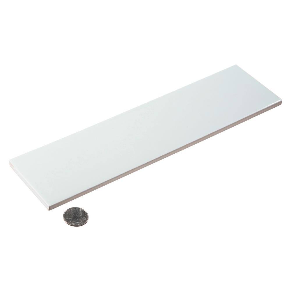 Galor-Nayim 3" x 12" Glossy White Ceramic Subway Tile