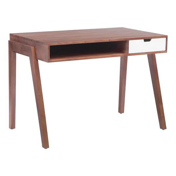 ZUO Linea 46 in. W Rectangle Brown MDF Writing Desk