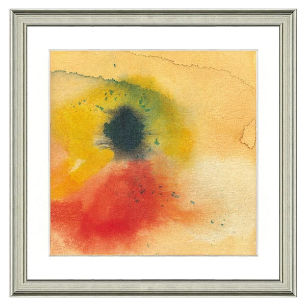 Vintage Print Gallery "Whimsical watercolor II" Framed Archival Paper Wall Art (24 in. x 24 in. full size)