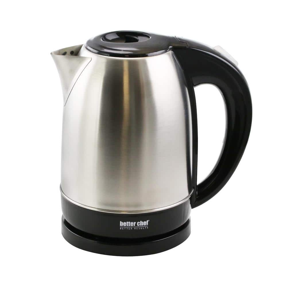 Better Chef 1.7 Liter 360 Degree Clear Glass Cordless Electric Kettle  985117975M - The Home Depot