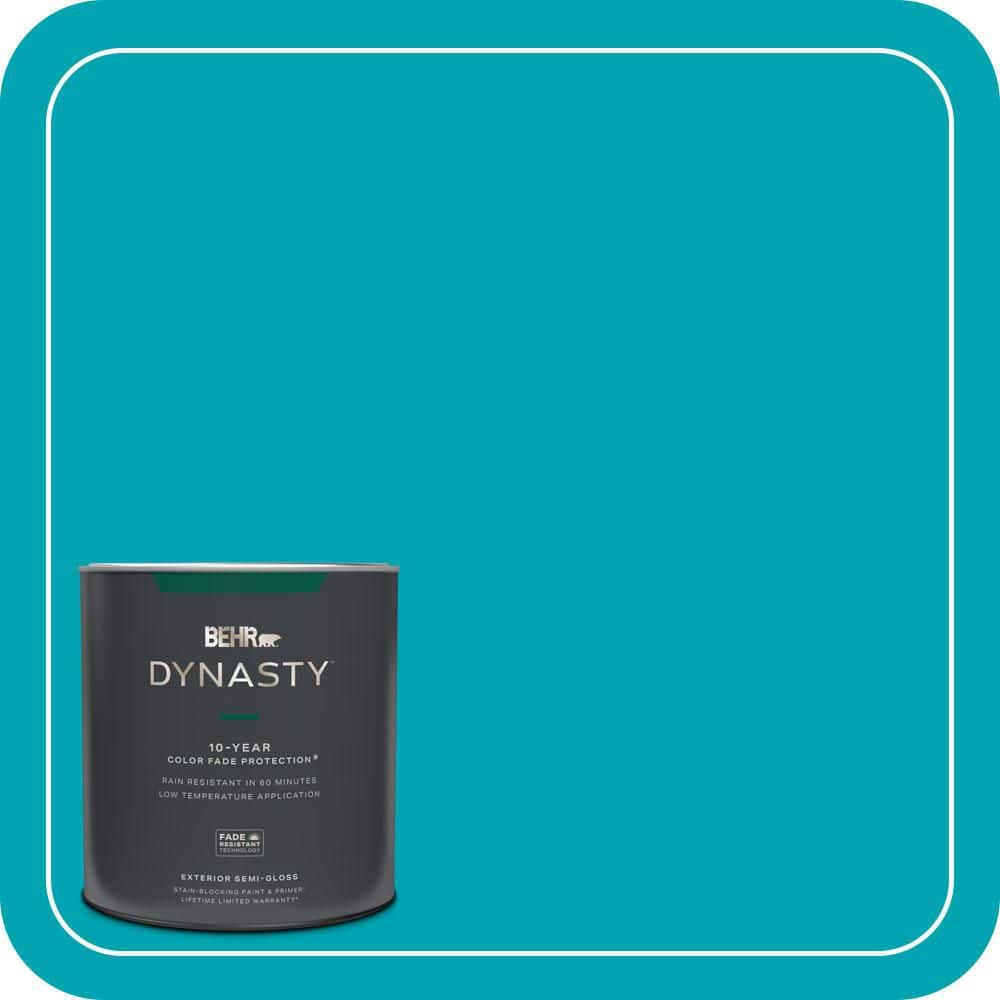 1 qt. #510B-6 Blue Jewel Semi-Gloss Exterior Stain-Blocking Paint & Primer price history on PriceWatchPro