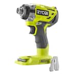 ONE+ 18V Cordless Brushless 3-Speed 1/4 in. Hex Impact Driver (Tool Only) with Belt Clip