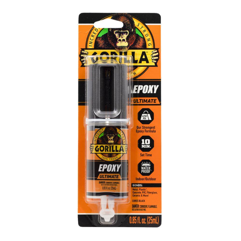 Gorilla 0.85 fl. oz. Epoxy Ultimate- Black (6-pack) 113346 - The