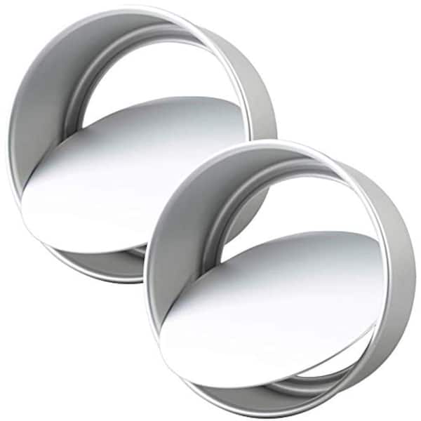 9 in. Hard-Anodized Aluminum Round Deep Cake Pan with Removable Bottom, 3 in. Deep, Hand Wash (2-Pack)