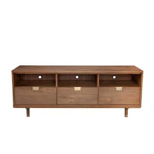 Easton 18 in. L Sand Rectangle Wood Console Table with Solid Wood