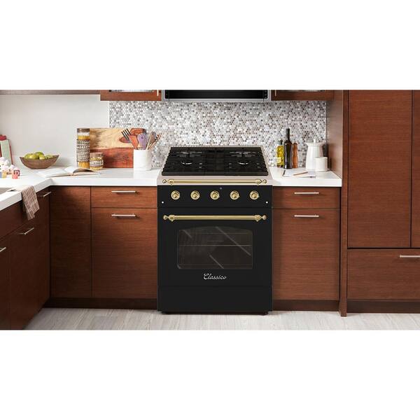 4 burner gas cooker with electric oven discount