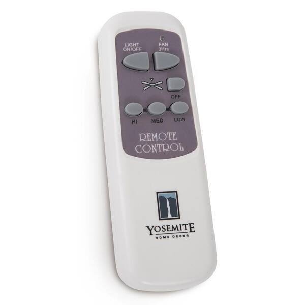 Yosemite Home Decor Remote Control for Ceiling Fans with 6 in. Motor Use
