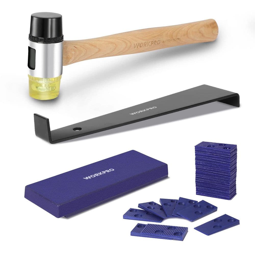 Heavy Duty Pull Bar Wood Flooring Installation Kit Heavy Duty Pull Bar Tapping Block and 30-Piece Spacers Included price history on PriceWatchPro