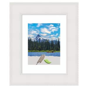 11 in. x 14 in. (Matted to 8 in. x 10 in.) Textured White Picture Frame Opening Size