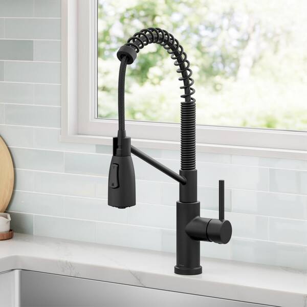 KRAUS Coda Commercial Style 2-Function Single Handle Pull Down