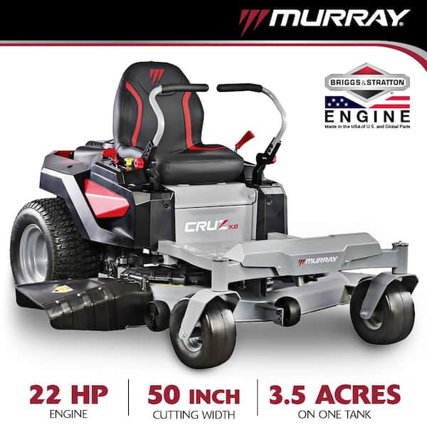 Murray Cruz XD 50 in. 22.0 HP 724cc EXi2200 Series Briggs and Stratton Engine Dual Hydrostatic Drive Gas Zero Turn Mower