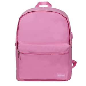 17 in. Pink Classic Laptop Backpack