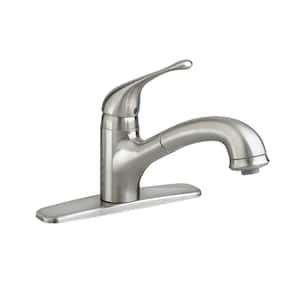 Colony Soft Single-Handle Pull-Out Sprayer Kitchen Faucet 1.5 gpm in Stainless Steel