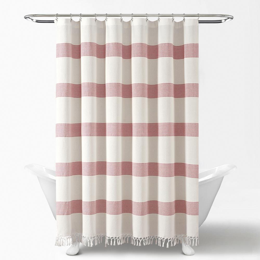 Homewear Linens Donati Dotted Stripe Yarn Dyed Shower Curtain, Shower  Curtains & Accessories