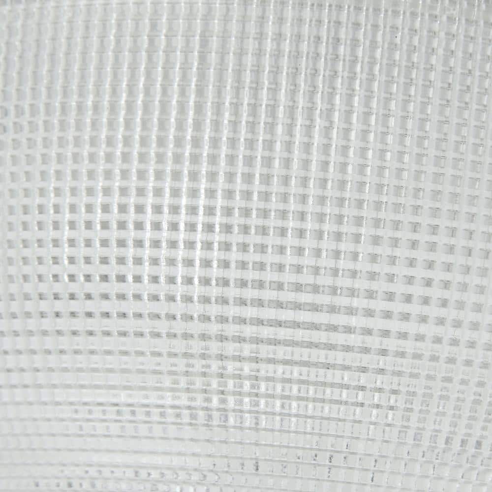 Chrome and Glass 12" Flush Mount Ceiling Light