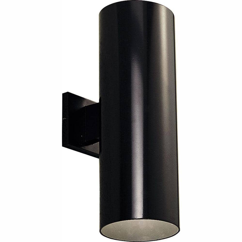 Elegant Dimmable Bronze-Black Cylinder Wall Light