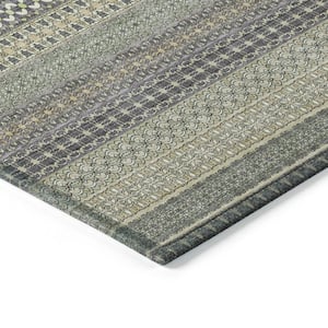 Chantille ACN527 Sage 3 ft. x 5 ft. Machine Washable Indoor/Outdoor Geometric Area Rug