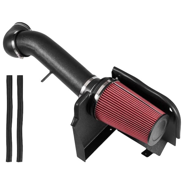 3.9 in. Cold Air Intake, Heat Shield for 1999-2006 Chevy Silverado/GMC Sierra 1500 V8, Boosts HP and Throttle Response