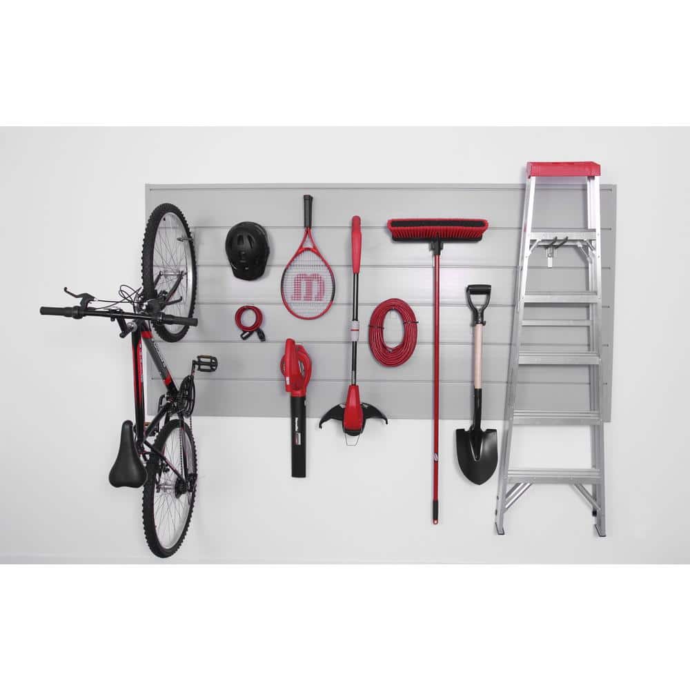 CrownWall 10-Piece Gray Steel Slatwall Hook Kit