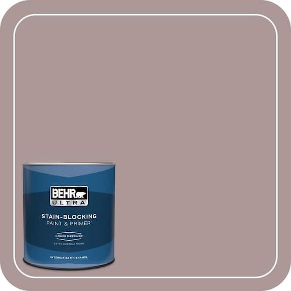 BEHR ULTRA 1 qt. #PMD-53 Antique Mauve Extra Durable Satin Enamel Interior Paint & Primer