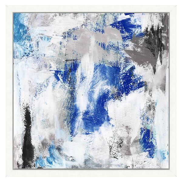 Vintage Print Gallery "Eclectic abstract painting I" Framed Archival Paper Wall Art (20 in. x 20 in. Full Size)