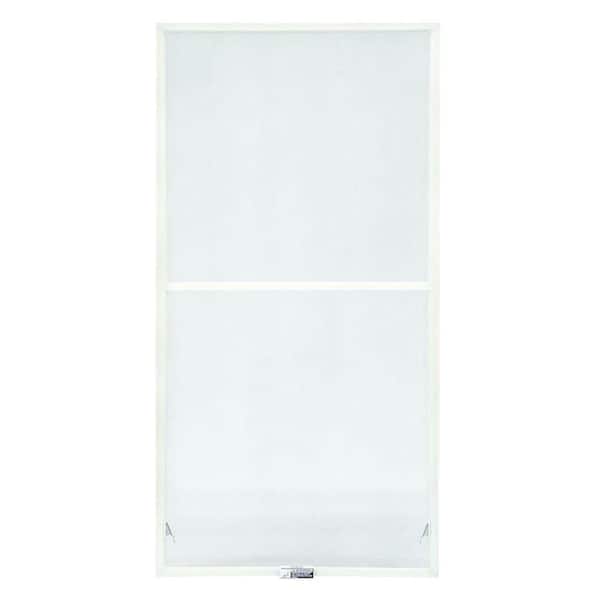 19-7/8 in. x 62-27/32 in. 200 and 400 Series White Aluminum Double-Hung TruScene Window Screen