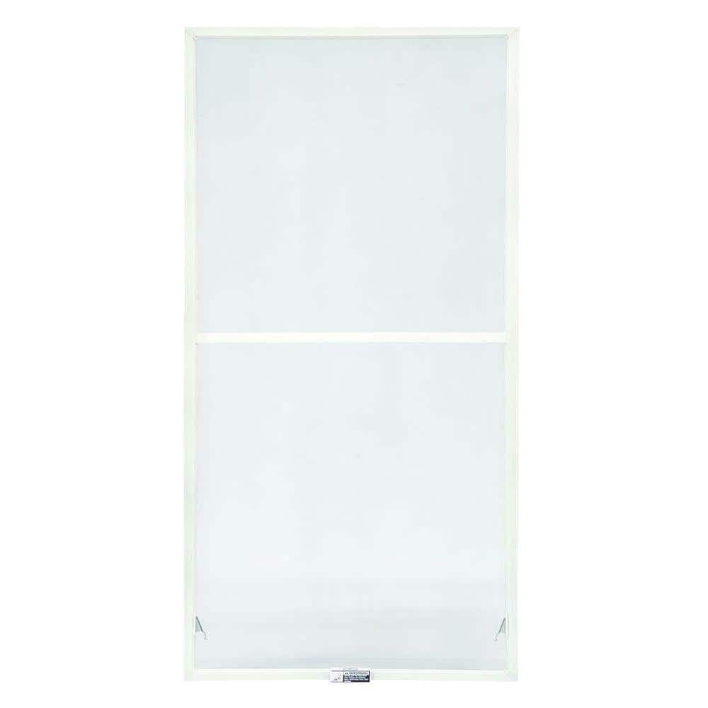 19-7/8 in. x 62-27/32 in. 200 and 400 Series White Aluminum Double-Hung Tru
