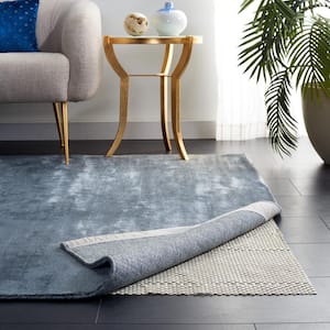 Grid White 3 ft. x 5 ft. Interior Non-Slip Grip Dual Surface 16 in. Thickness Rug Pad