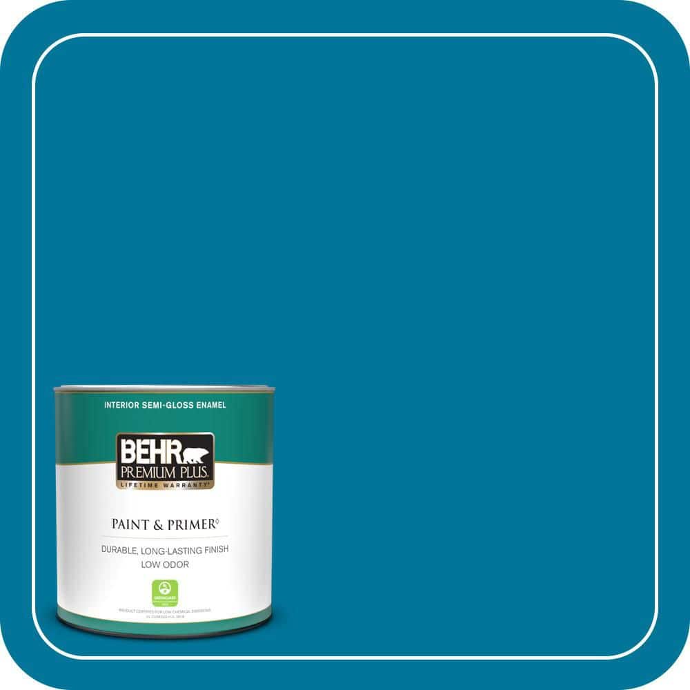 1 qt. #P490-7 Mayan Treasure Semi-Gloss Enamel Low Odor Interior Paint & Primer price history on PriceWatchPro